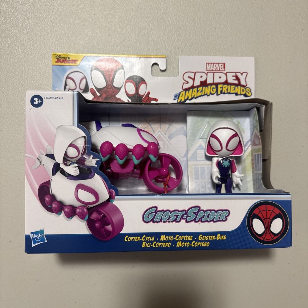 Spidey and His Amazing Friends Ghost-Spider Action Figure Disney Marvel NEW NIB